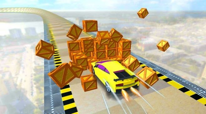 不可能的汽车特技比赛3D