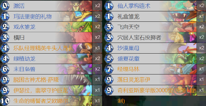炉石传说标准跳费龙德卡组代码分享
