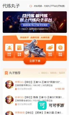 代练丸子官方正版 第1张图